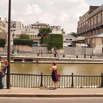 Canal Saint-Martin à Paris 11ème