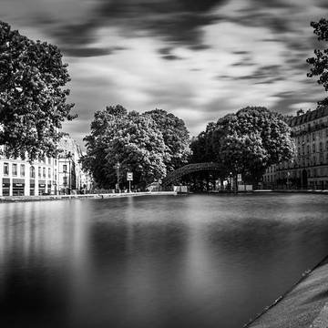 Canal Saint-Martin à Paris 11ème