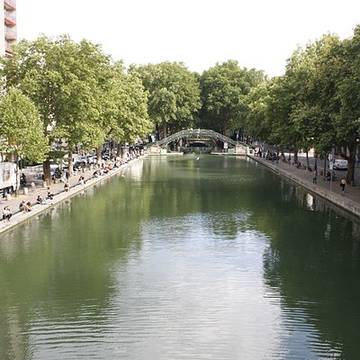Canal Saint-Martin à Paris 11ème
