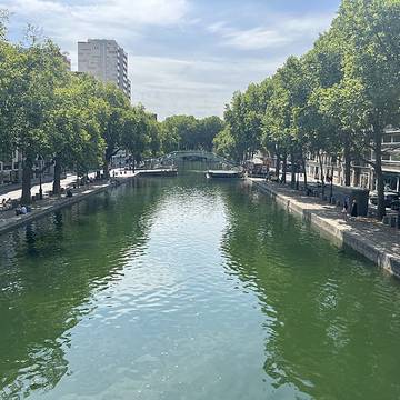 Canal Saint-Martin à Paris 11ème