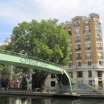 Canal Saint-Martin à Paris 11ème