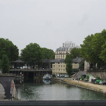 Canal Saint-Martin à Paris 11ème