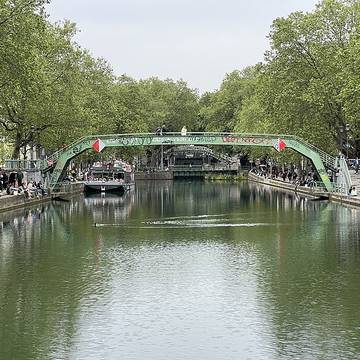Canal Saint-Martin à Paris 11ème