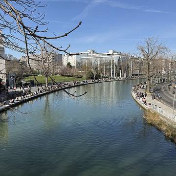Canal Saint-Martin à Paris 11ème