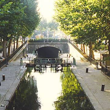 Canal Saint-Martin à Paris 11ème