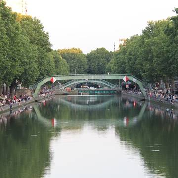 Canal Saint-Martin à Paris 11ème
