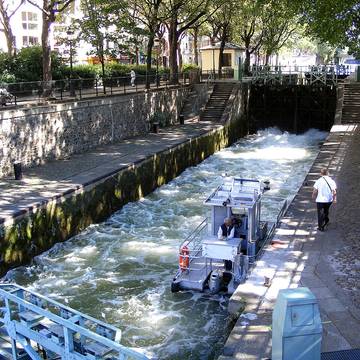 Canal Saint-Martin à Paris 11ème