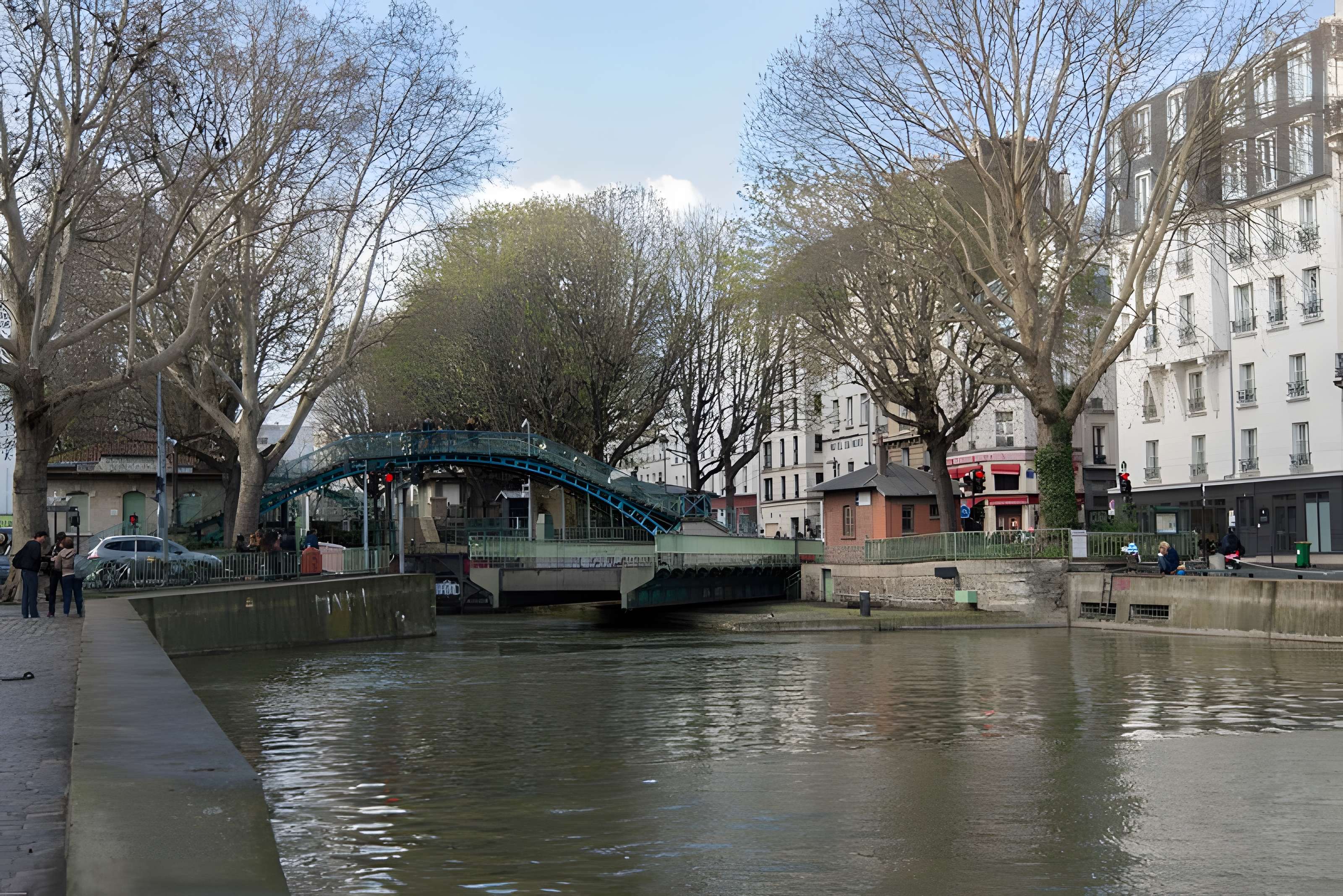 Canal Saint-Martin à Paris 11ème 