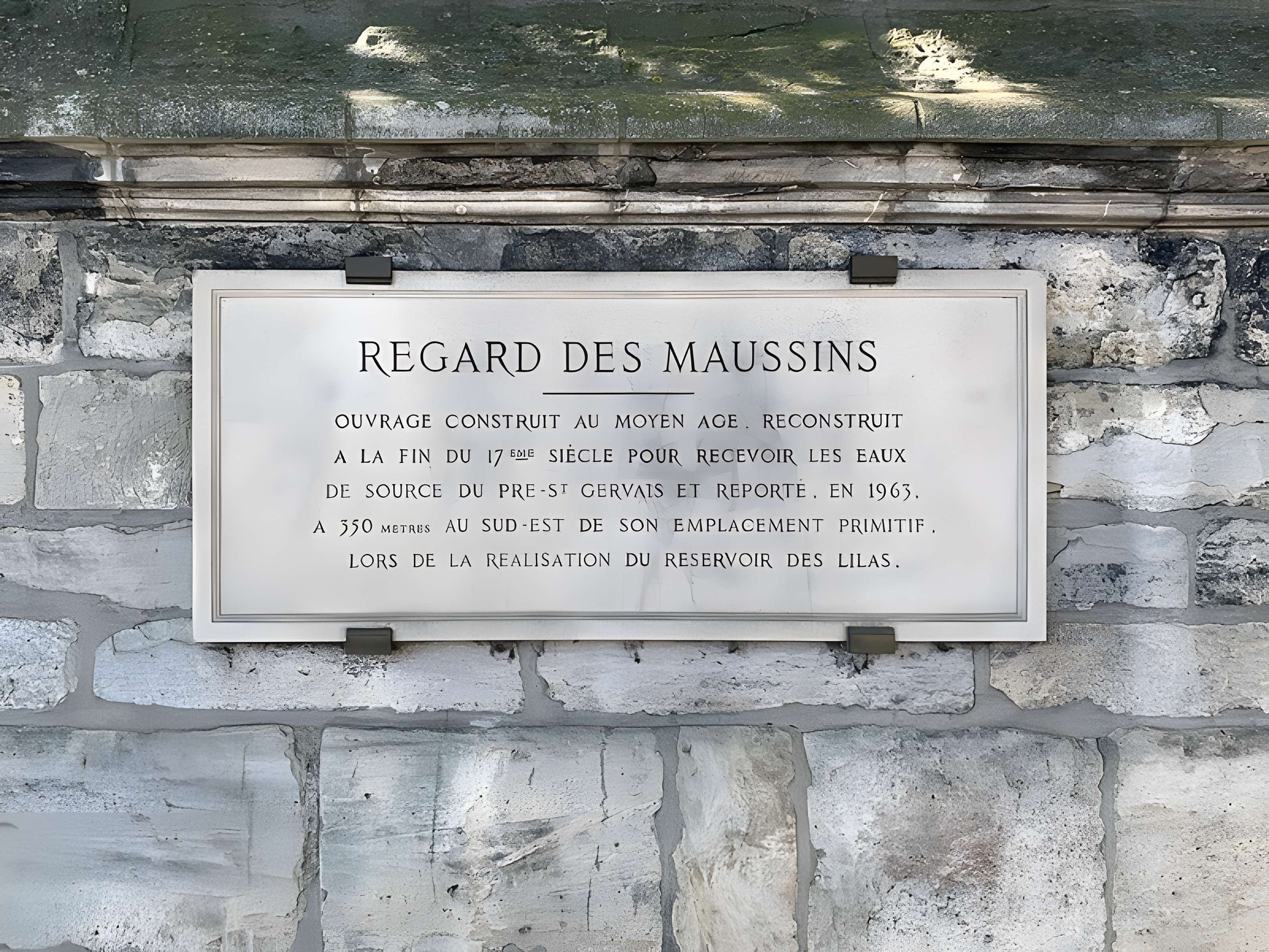 Eaux de Belleville : Regard Lecouteux