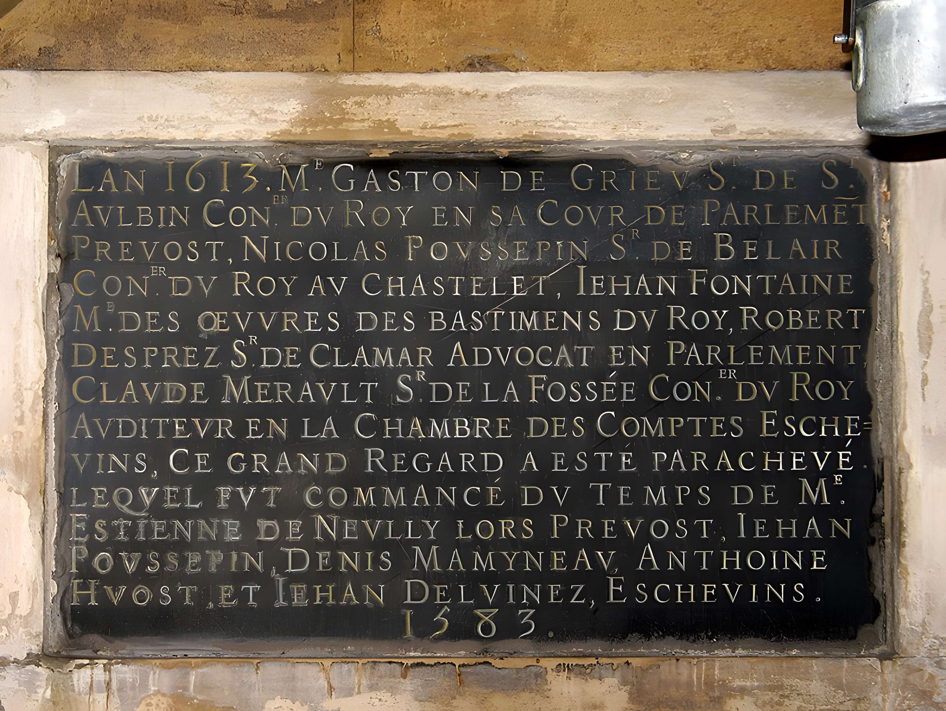 Eaux de Belleville : Regard Lecouteux