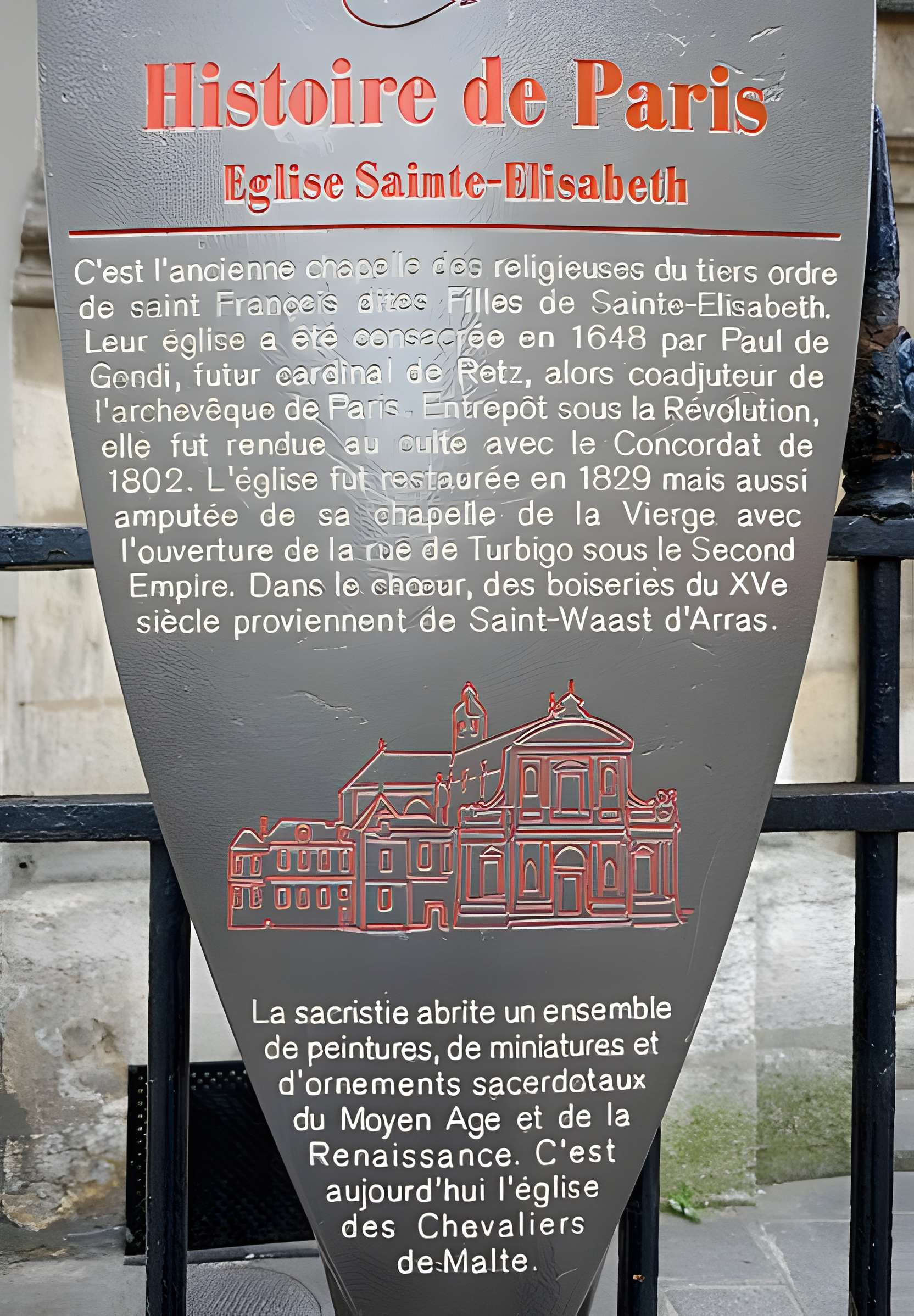 Église Sainte-Élisabeth-de-Hongrie à Paris