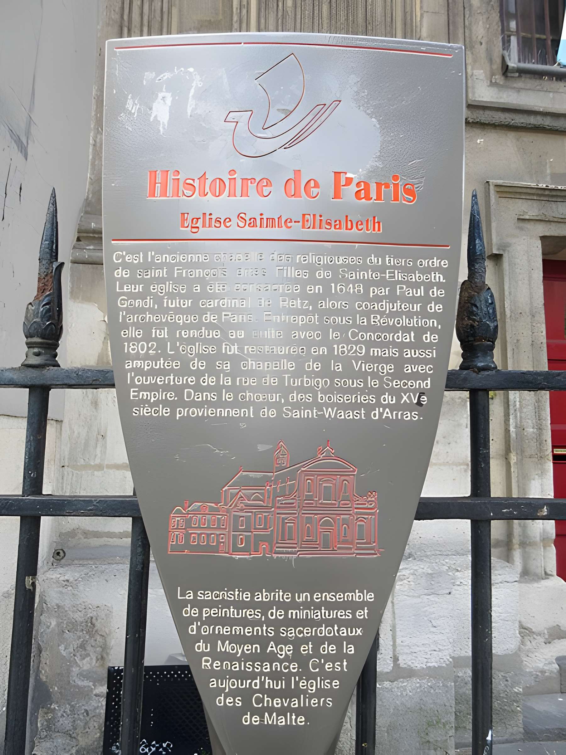 Église Sainte-Élisabeth-de-Hongrie à Paris