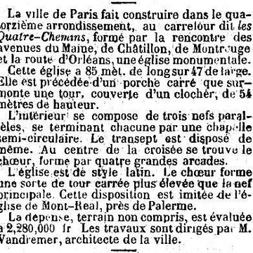 Église Saint-Pierre-de-Montrouge à Paris