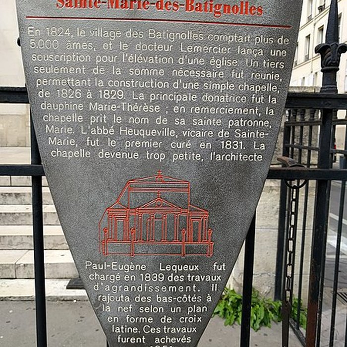 Photo de Église Sainte-Marie des Batignolles à Paris