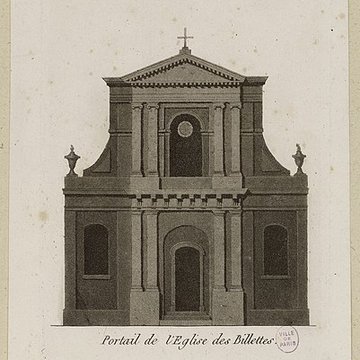 Temple des Billettes ancien couvent des Carmes-Billettes