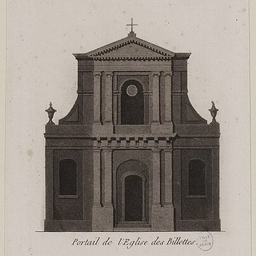 Temple des Billettes ancien couvent des Carmes-Billettes