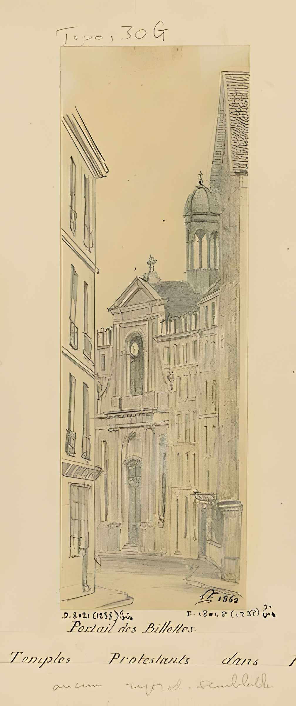 Temple des Billettes (ancien couvent des Carmes-Billettes)