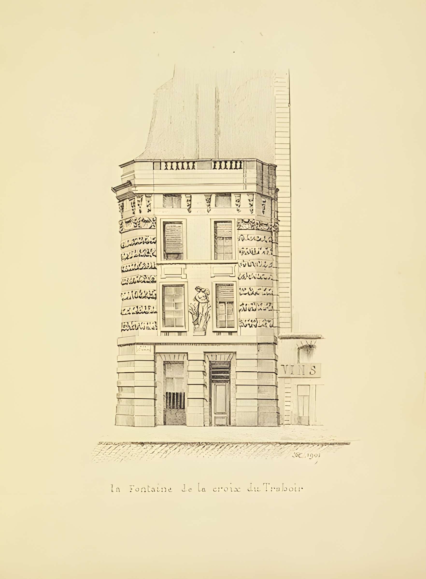 Fontaine de la Croix du Trahoir à Paris