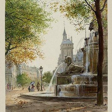 Fontaine du Palmier à Paris