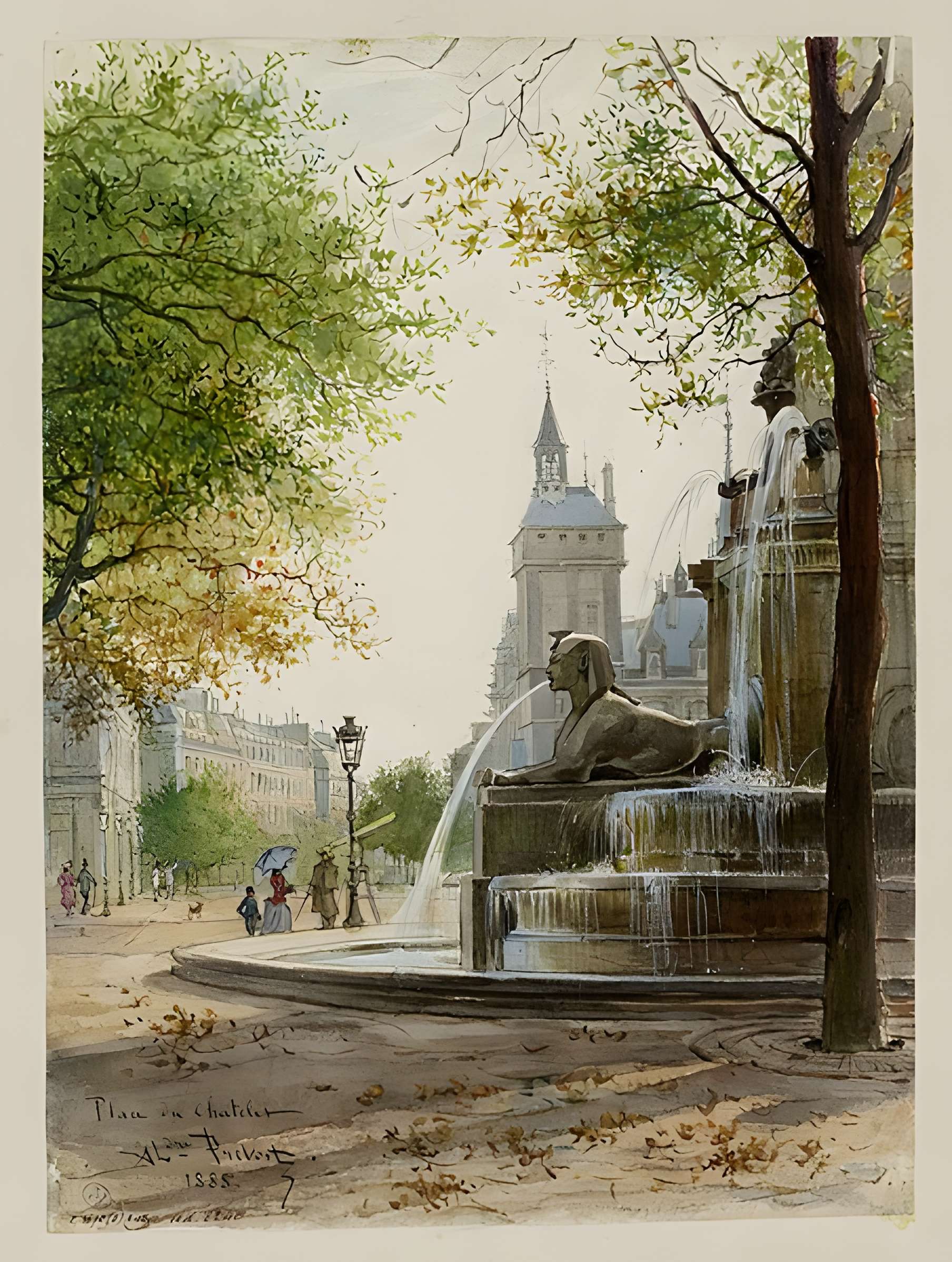 Fontaine du Palmier à Paris
