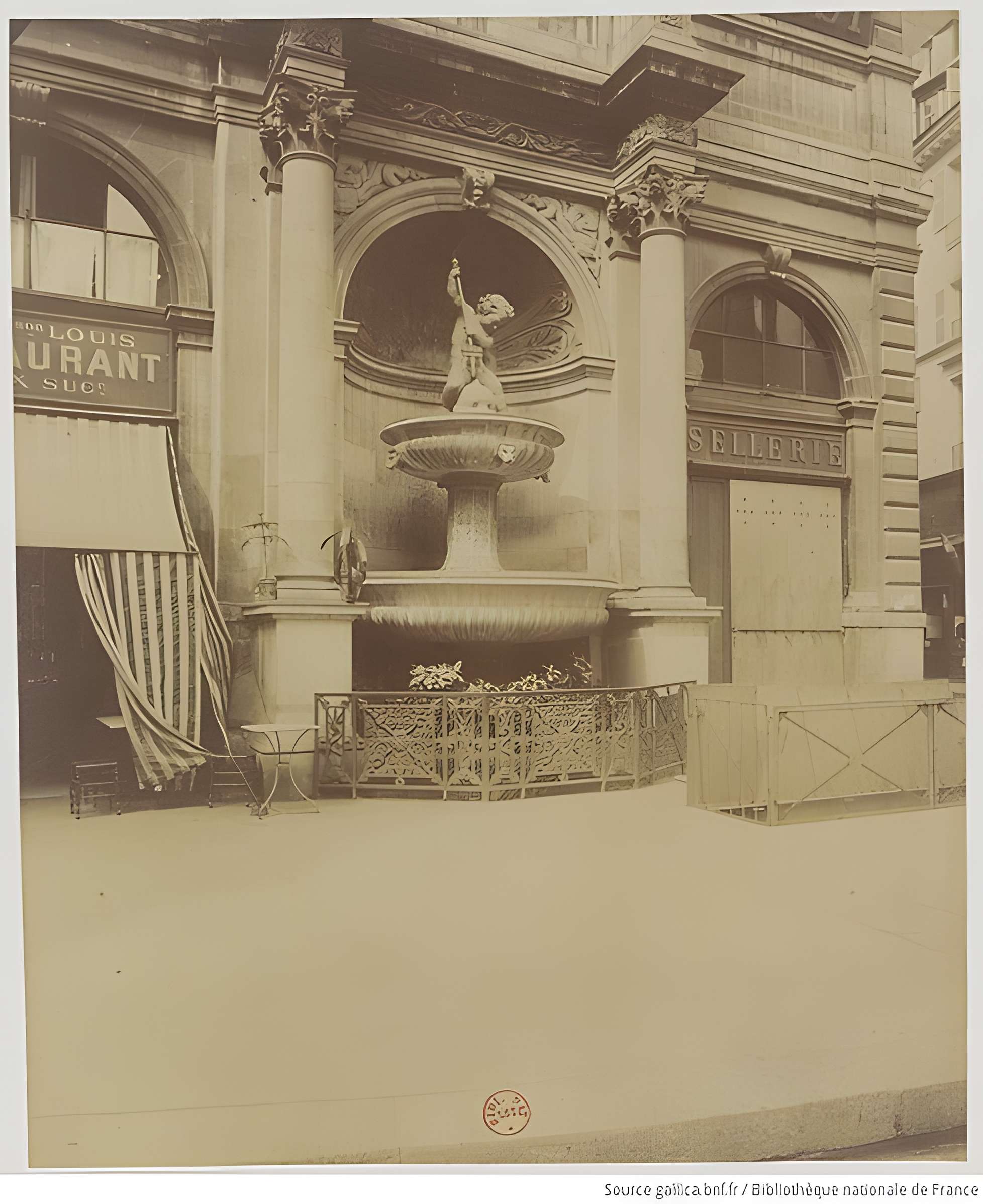 Fontaine Gaillon à Paris