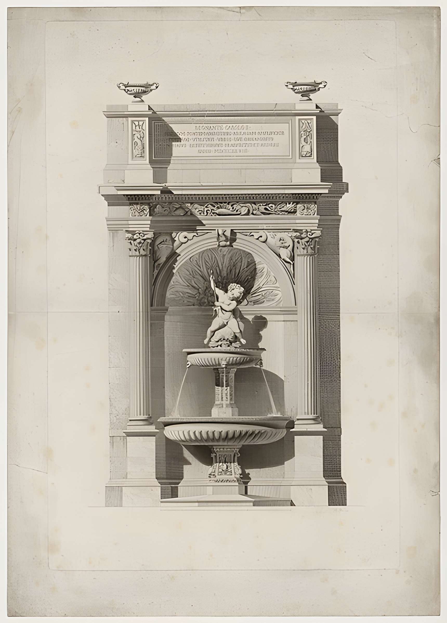 Fontaine Gaillon à Paris