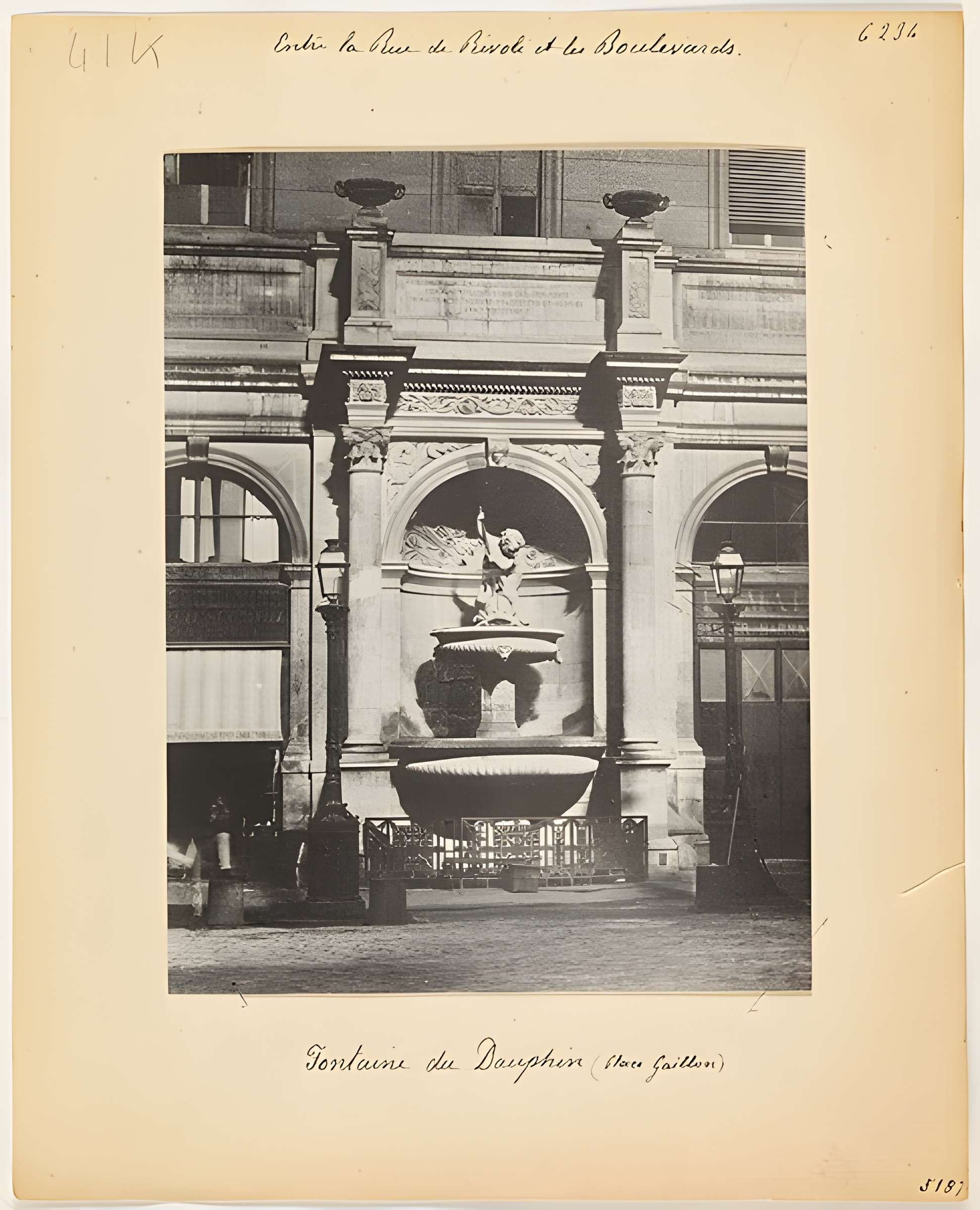 Fontaine Gaillon à Paris