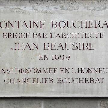 Fontaine Boucherat à Paris