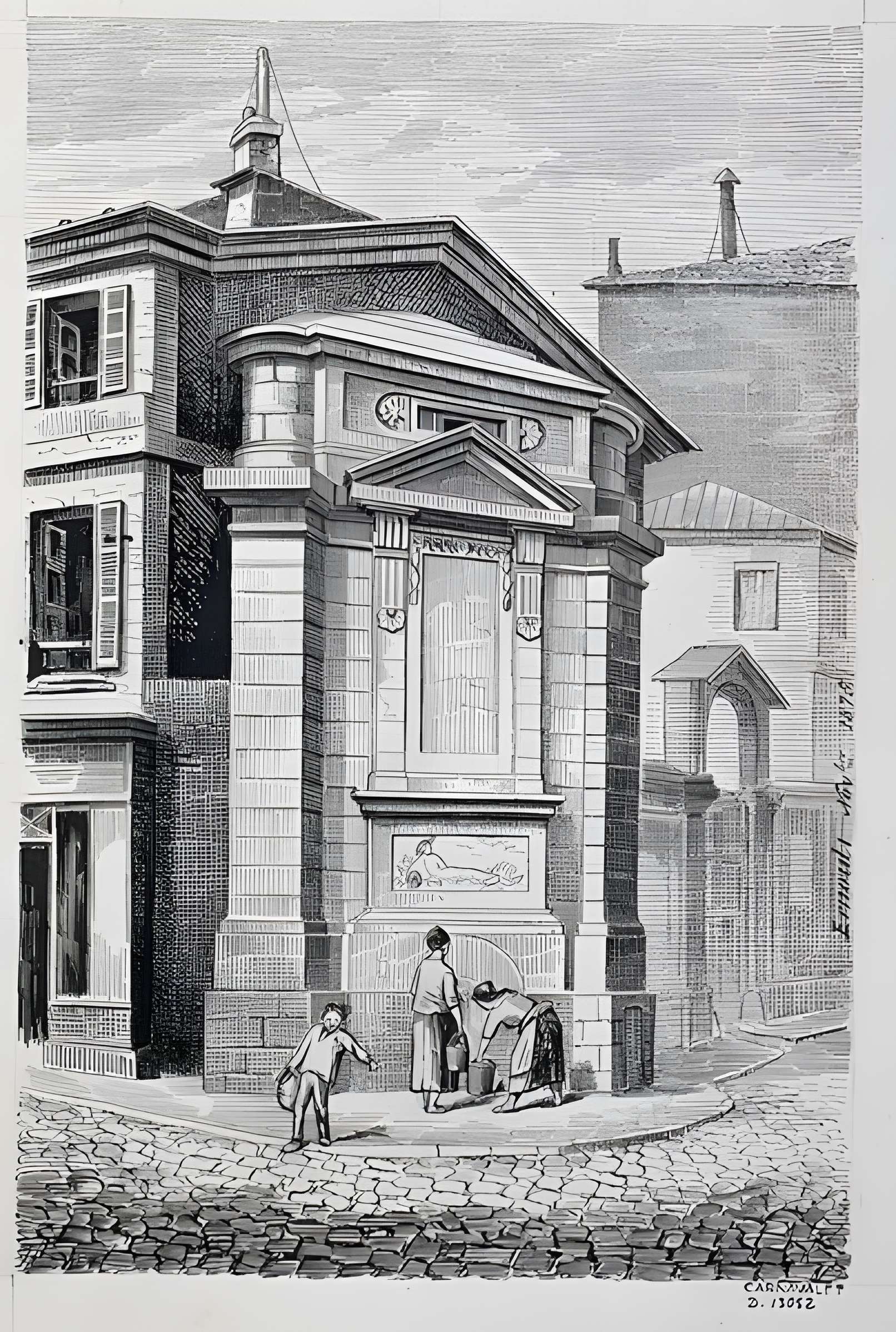 Fontaine publique des Haudriettes