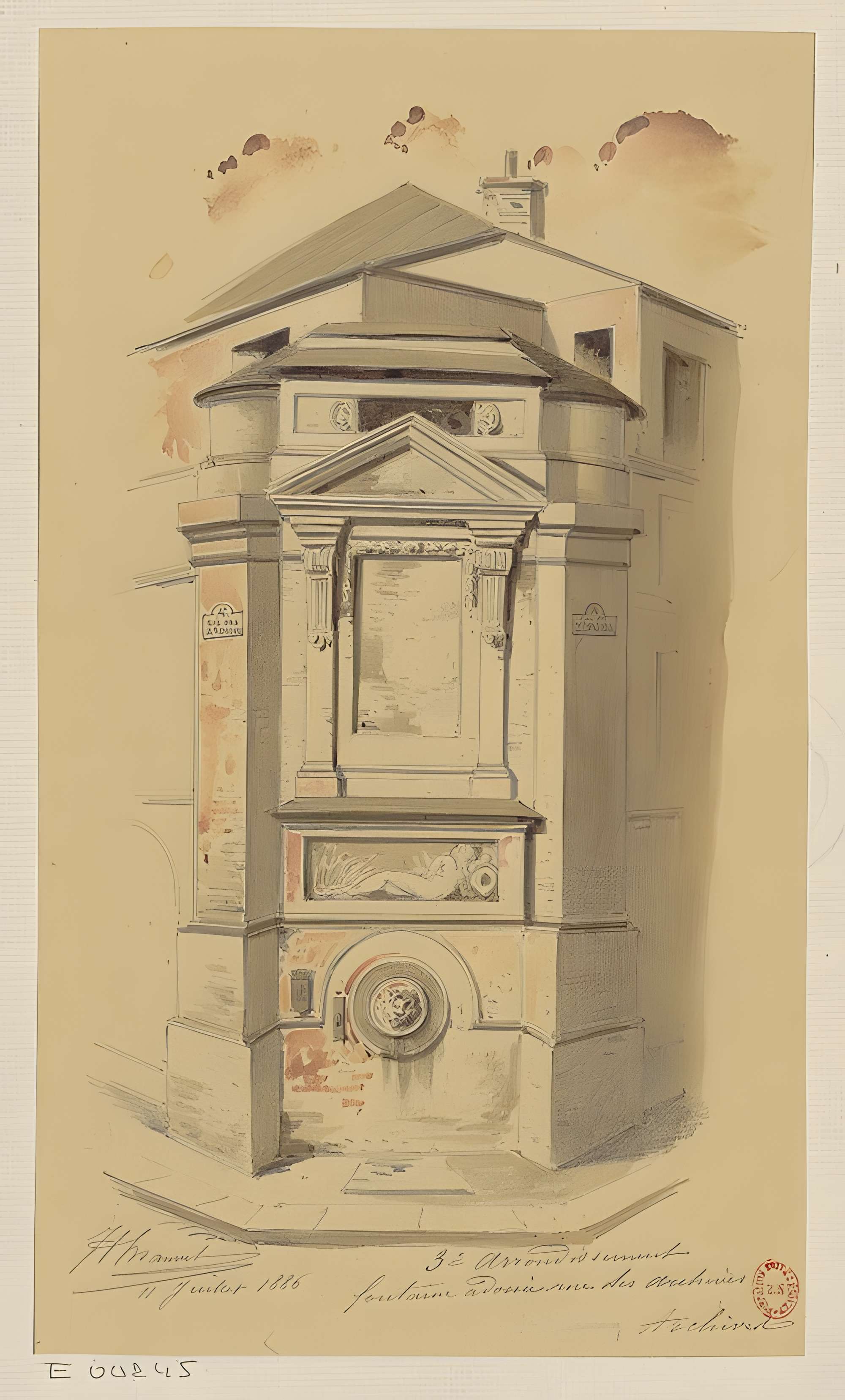 Fontaine publique des Haudriettes