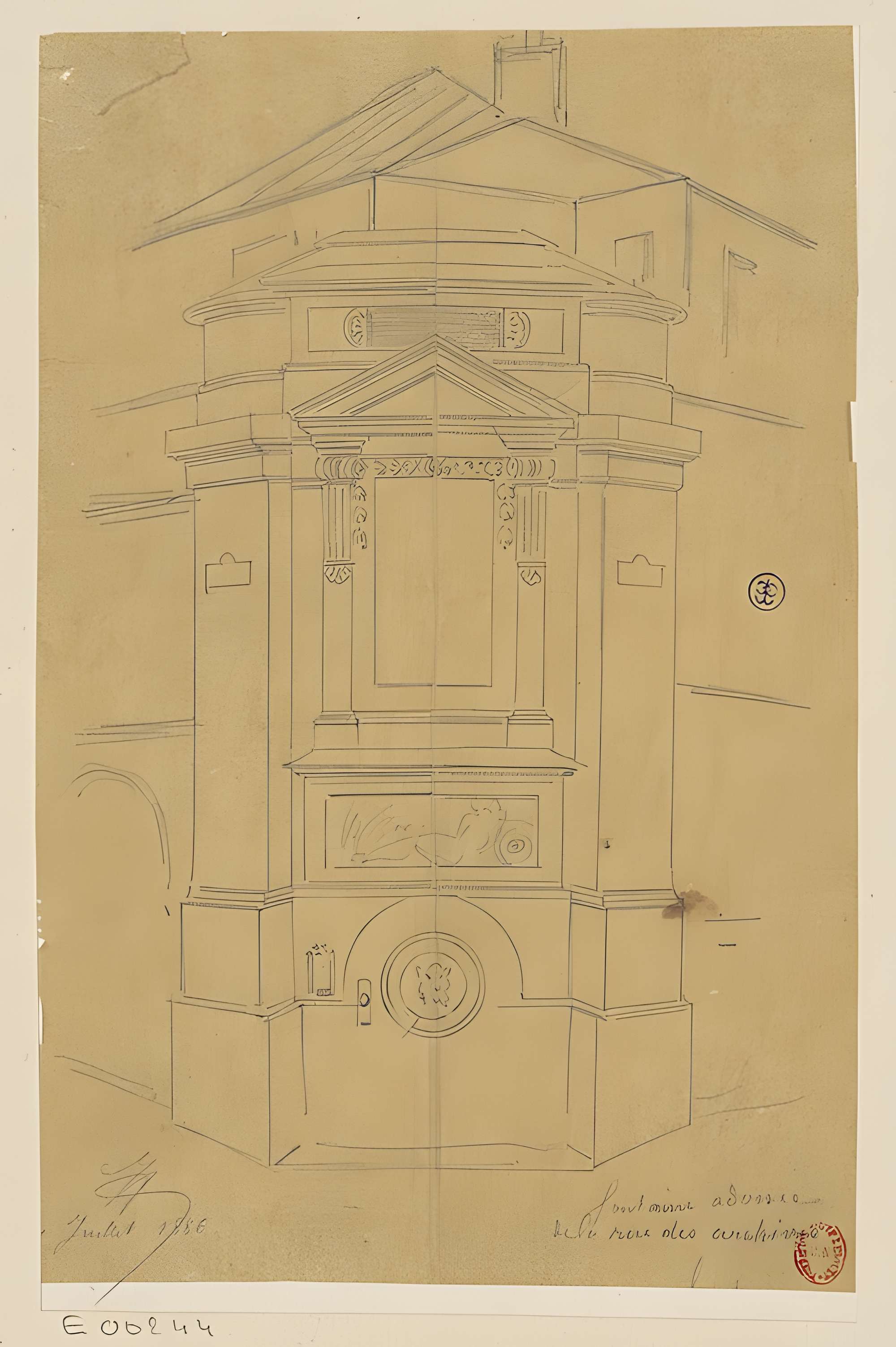 Fontaine publique des Haudriettes