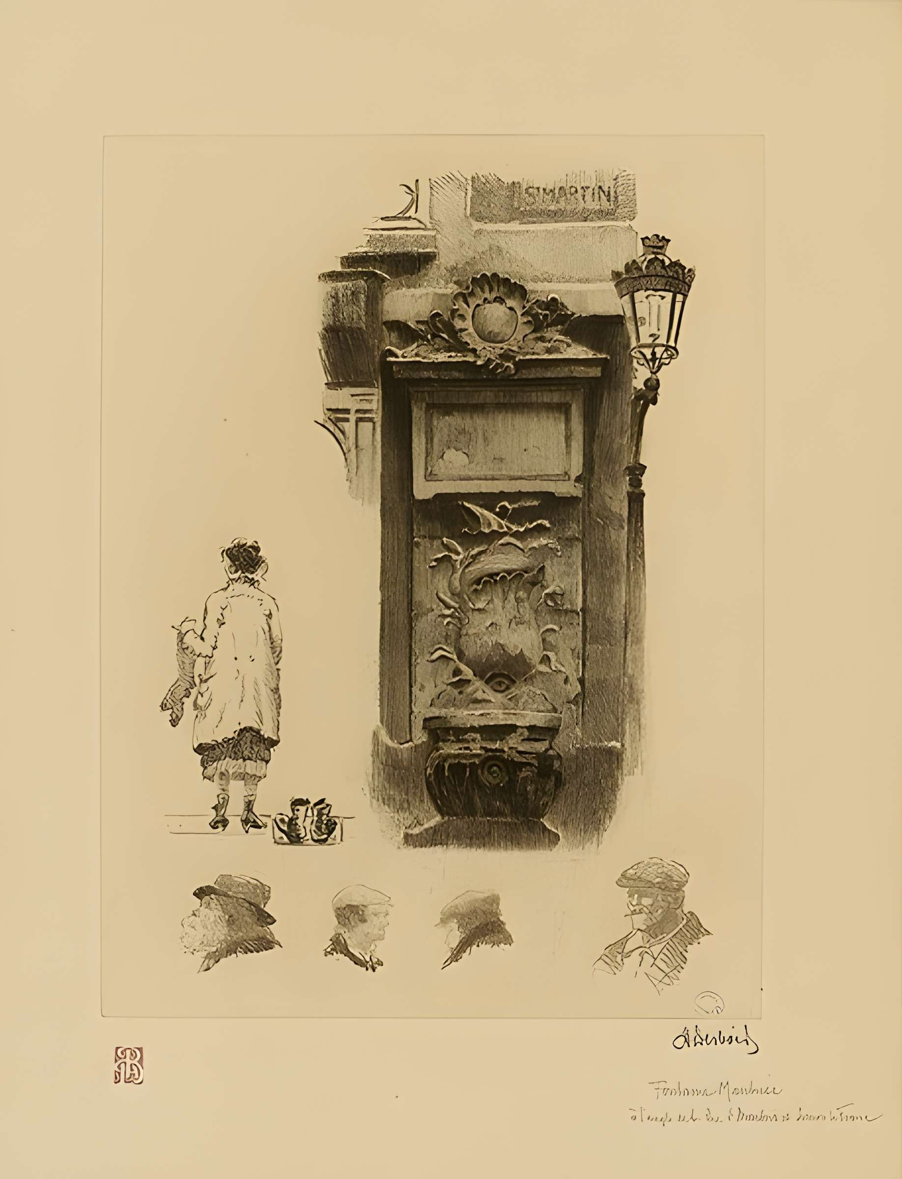 Fontaine Maubuée à Paris