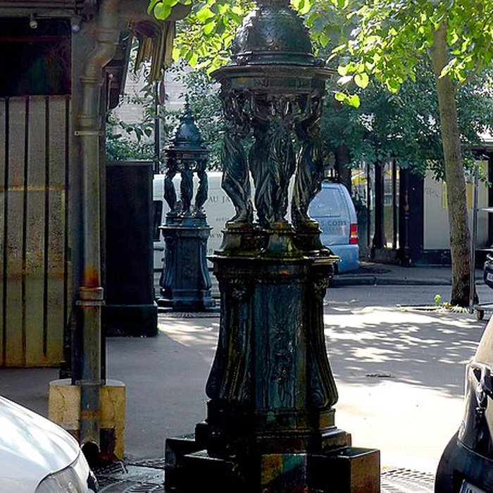 Photo de Fontaines Wallace de la place Louis-Lépine à Paris