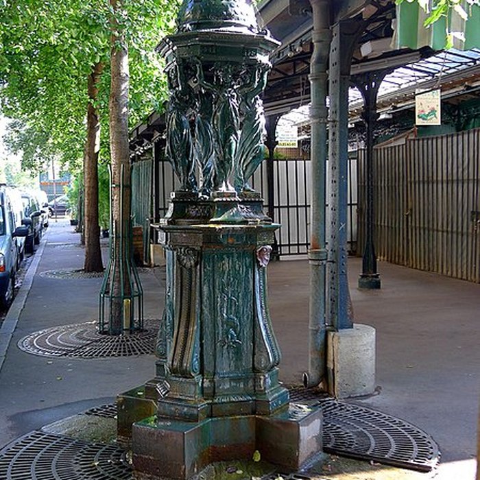 Photo de Fontaines Wallace de la place Louis-Lépine à Paris