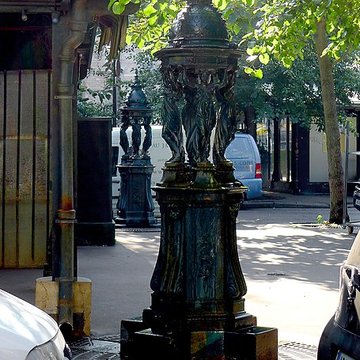 Fontaines Wallace de la place Louis-Lépine à Paris