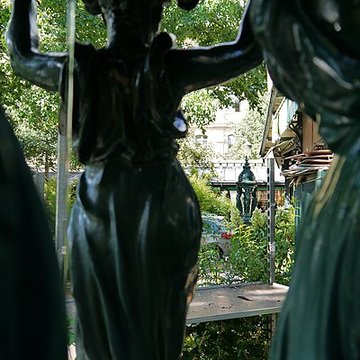 Fontaines Wallace de la place Louis-Lépine à Paris