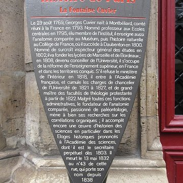 Fontaine Cuvier à Paris