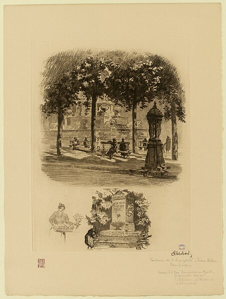 Fontaine de la Paix à Paris