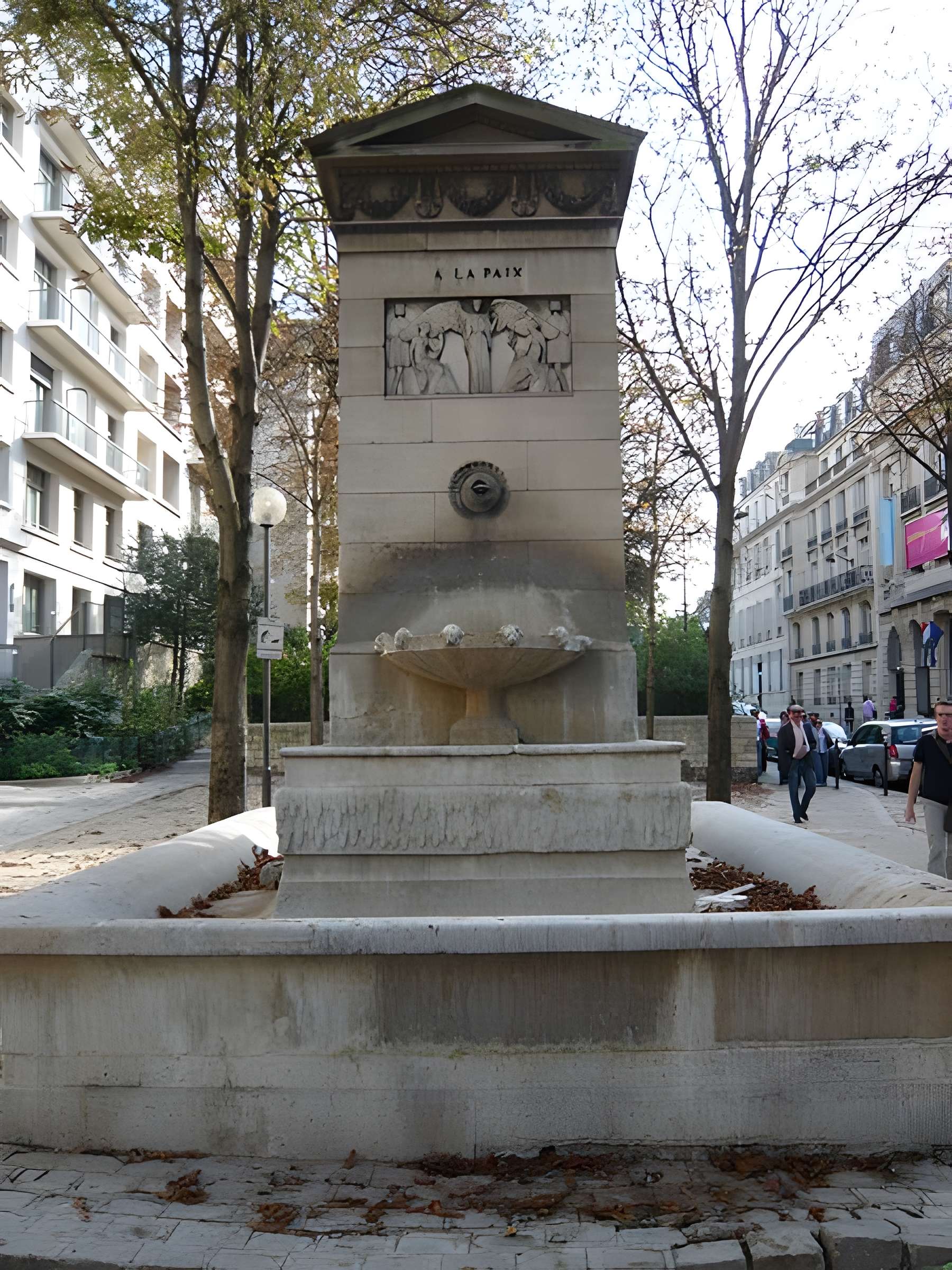 Fontaine de la Paix à Paris 