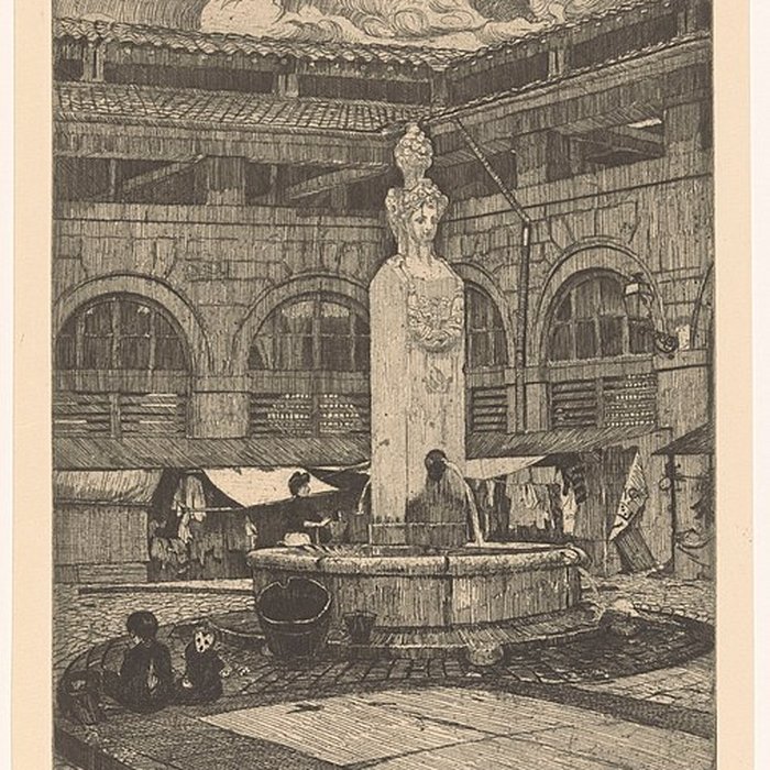 Photo de Fontaine du Marché-aux-Carmes à Paris