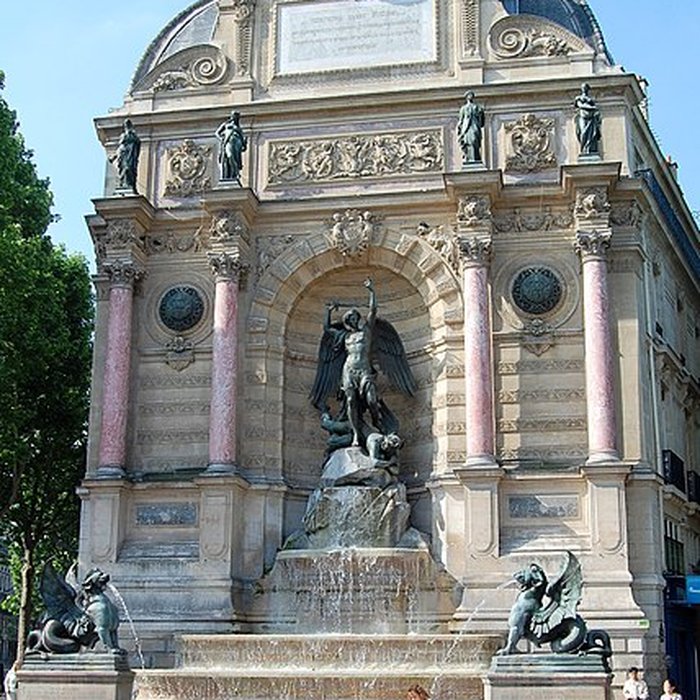 Photo de Fontaine Saint-Michel à Paris