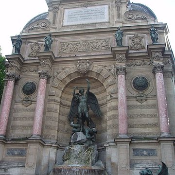Fontaine Saint-Michel à Paris