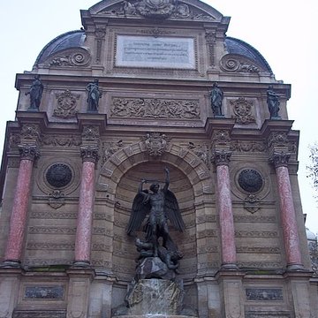 Fontaine Saint-Michel à Paris