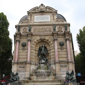 Fontaine Saint-Michel à Paris