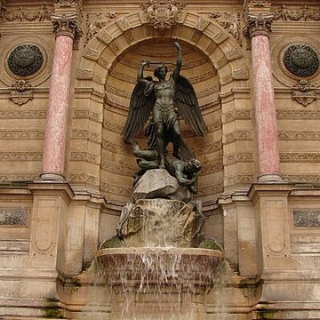 Fontaine Saint-Michel à Paris