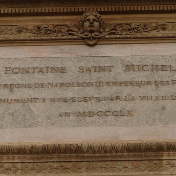 Fontaine Saint-Michel à Paris