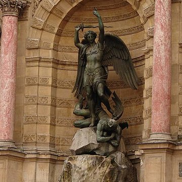 Fontaine Saint-Michel à Paris