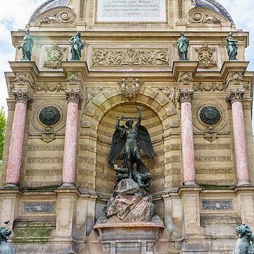Fontaine Saint-Michel à Paris