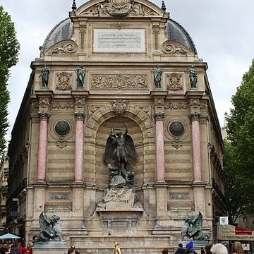 Fontaine Saint-Michel à Paris