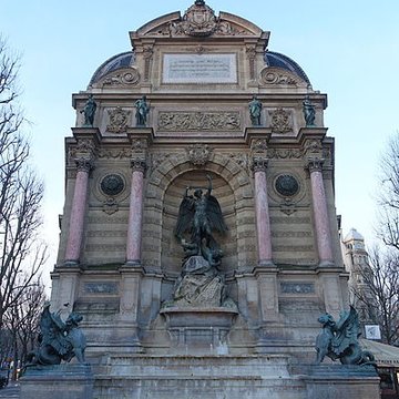 Fontaine Saint-Michel à Paris